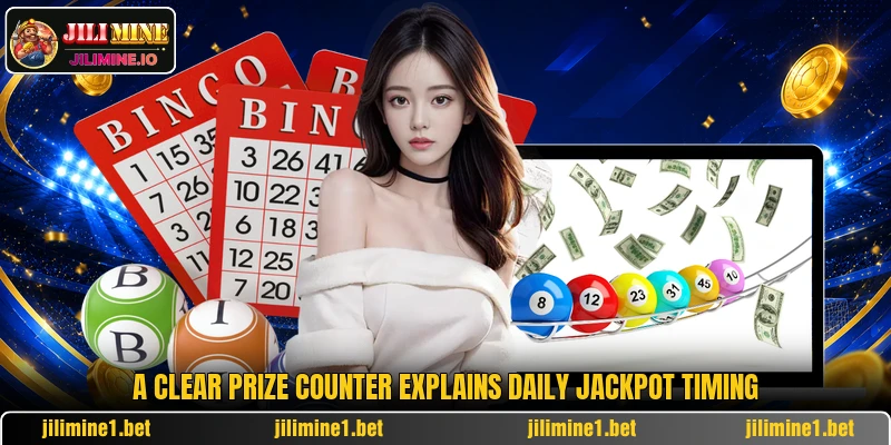 A clear prize counter explains Daily Jackpot timing