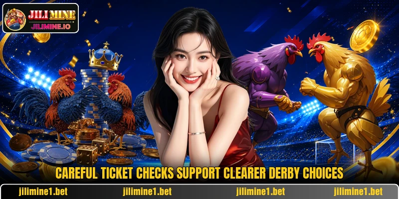 Careful ticket checks support clearer derby choices