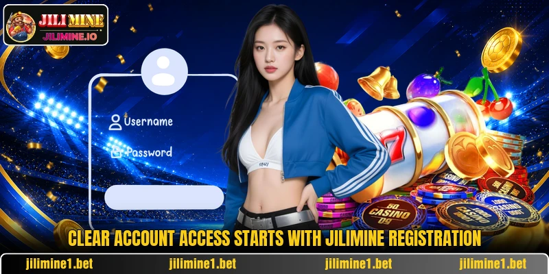 Clear account access starts with JILIMINE registration