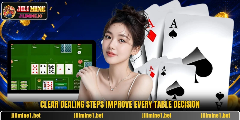 Clear dealing steps improve every table decision Clear dealing steps improve every table decision
