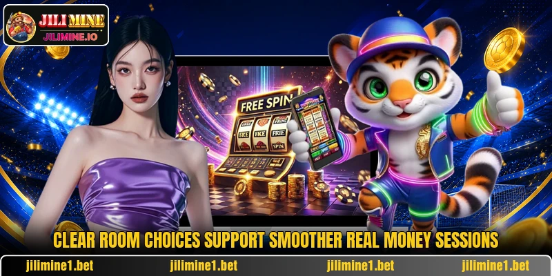 Clear room choices support smoother real money sessions Clear room choices support smoother real money sessions