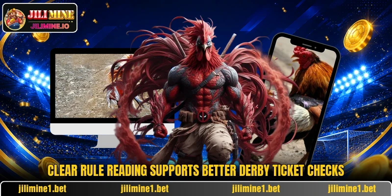 Clear rule reading supports better derby ticket checks Clear rule reading supports better derby ticket checks