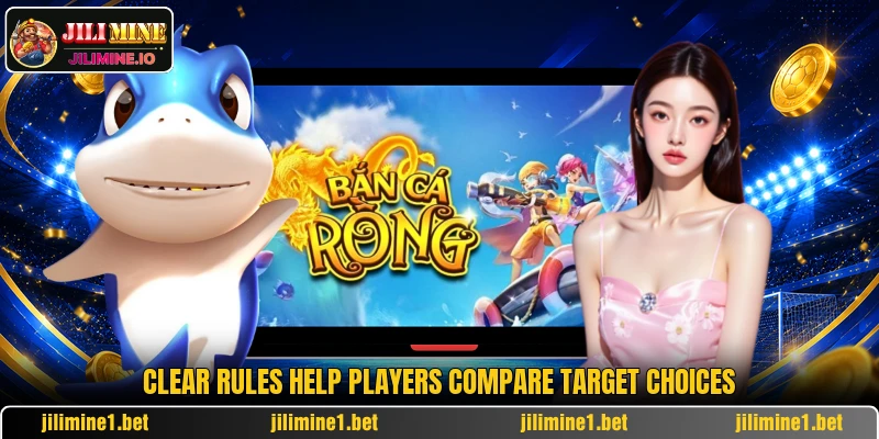 Clear rules help players compare target choices