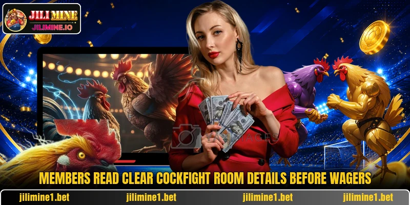 Members read clear cockfight room details before wagers Members read clear cockfight room details before wagers