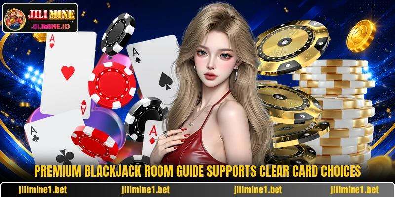 Premium Blackjack room guide supports clear card choices